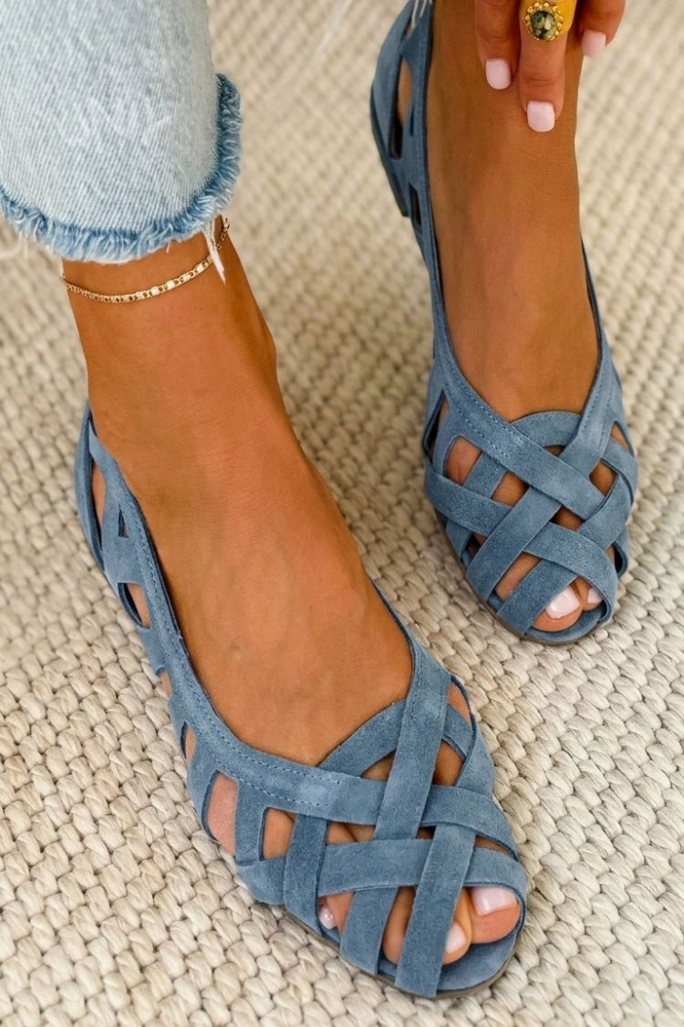 Caterina | Gevlochten Levendige Zomersandalen