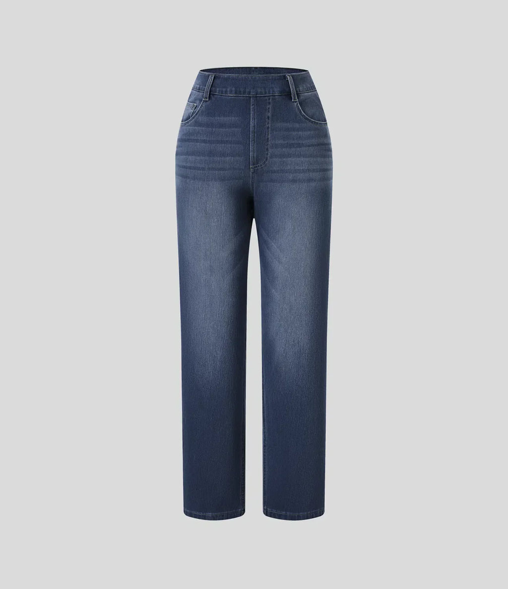 Lotte | Elastische en comfortabele broek met hoge taille