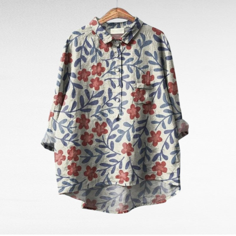 Laluna® | Klassieke Bloemenblouses