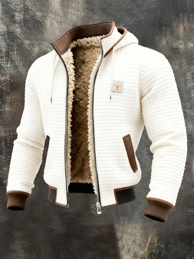 Gevoerde Fleece Jas voor Mannen