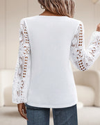 Laluna® | Casual Blouse met Kant