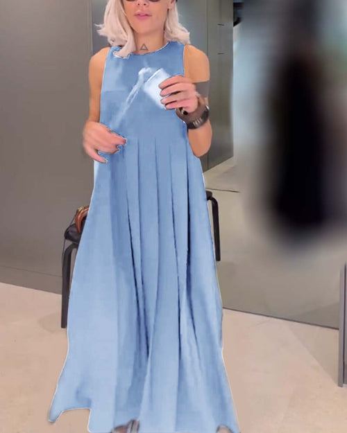 Laluna® | Elegante geplooide tankjurk