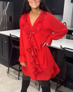 Laluna® | Stijlvolle Blouse met Ruffles