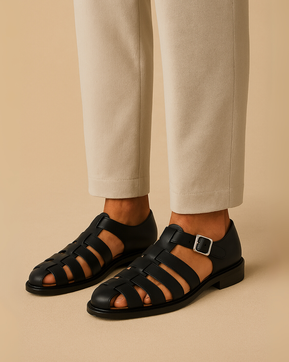 Laluna® | Premium leren sandalen voor heren