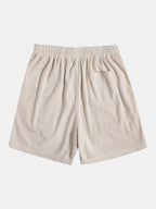 Korte Mouwen Corduroy Overhemd & Shorts