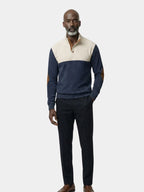 Hoge Kraag Corduroy Retro Pullover