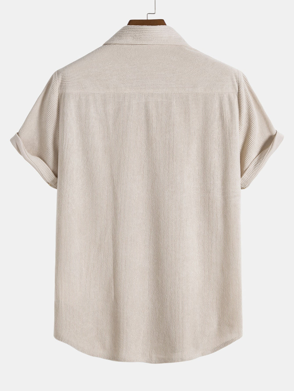Korte Mouwen Corduroy Overhemd & Shorts