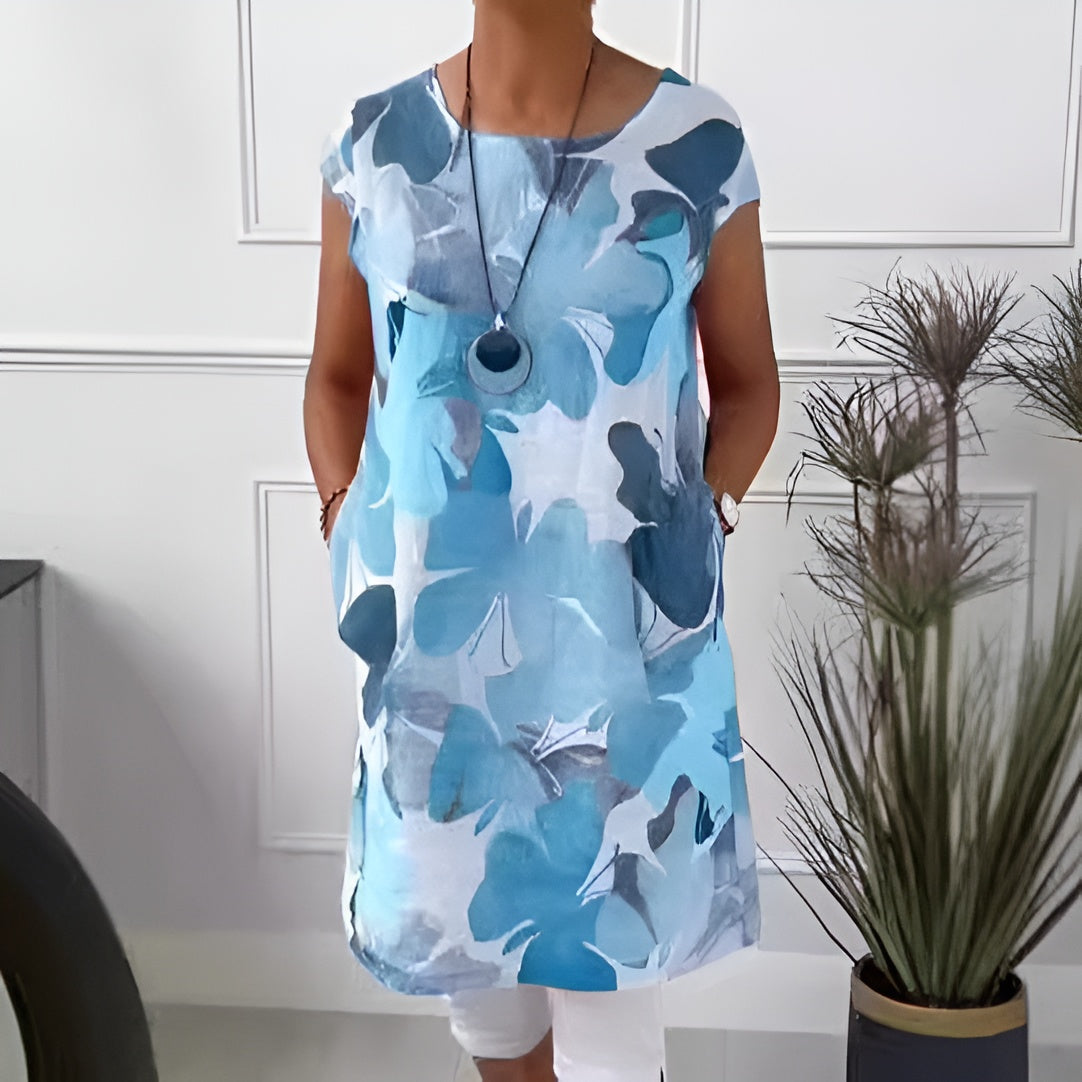 Laluna® | Elegante Kleurige Lente jurk