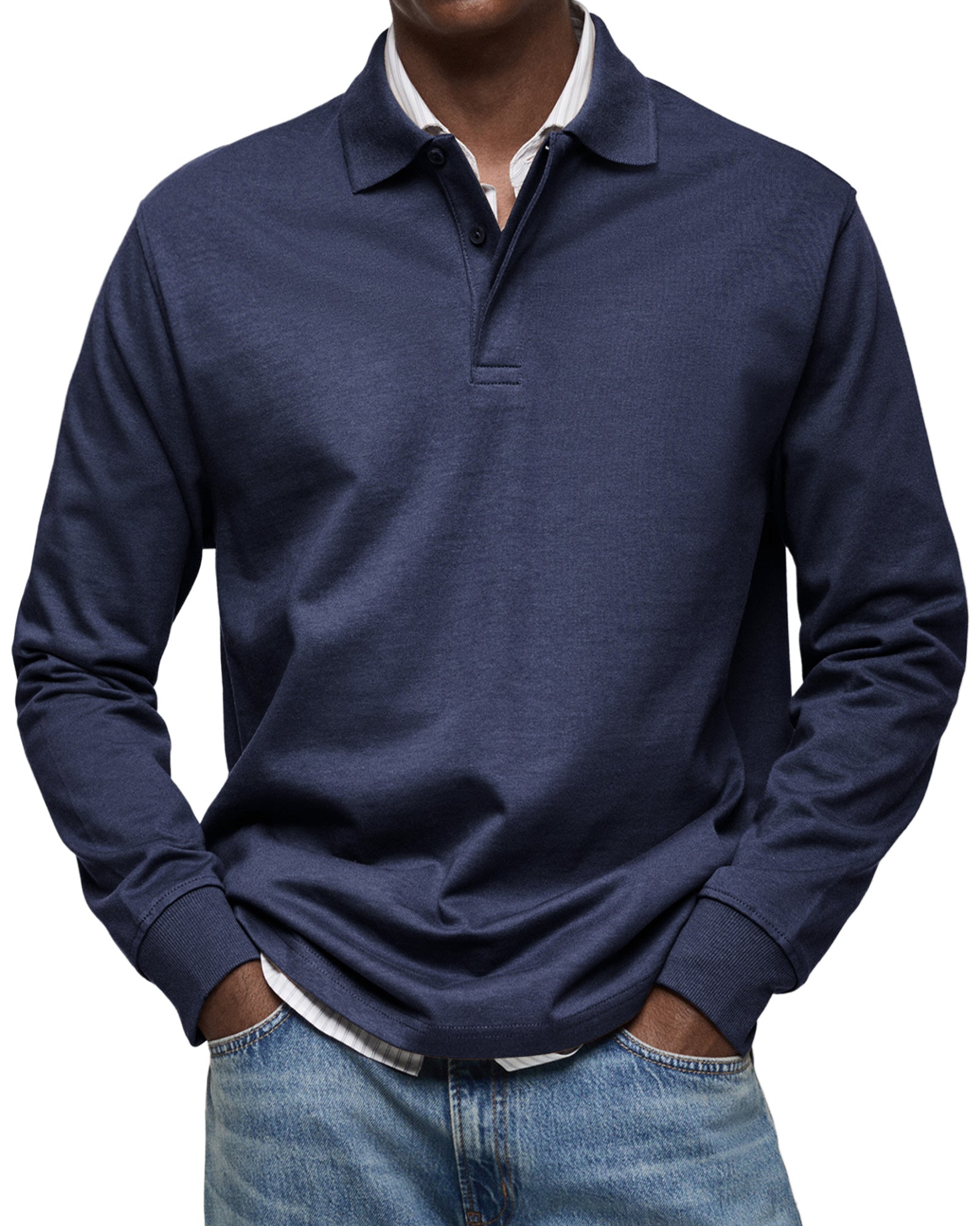 Laluna® | Luxe Polo met Lange Mouwen