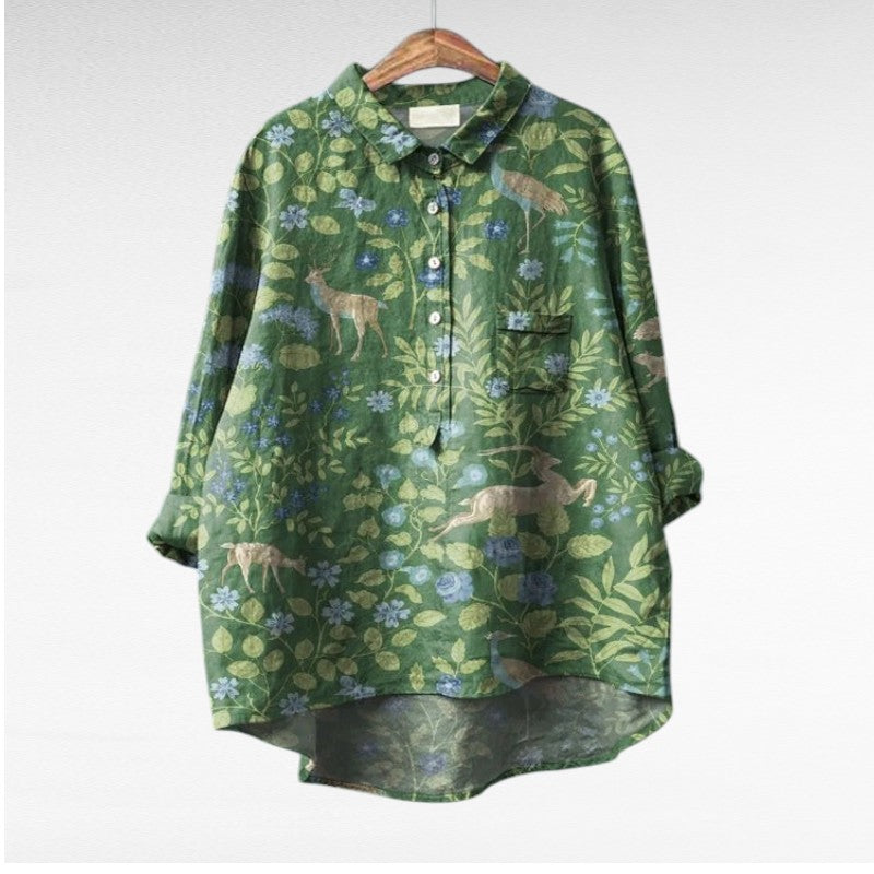 Laluna® | Klassieke Bloemenblouses