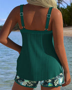 Anna | Gestreept Badpak met Strandshort