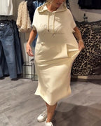 Laluna® | Elegante Jurk Met Capuchon
