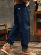 Heren Vintage-Inspiratie Casual Broek