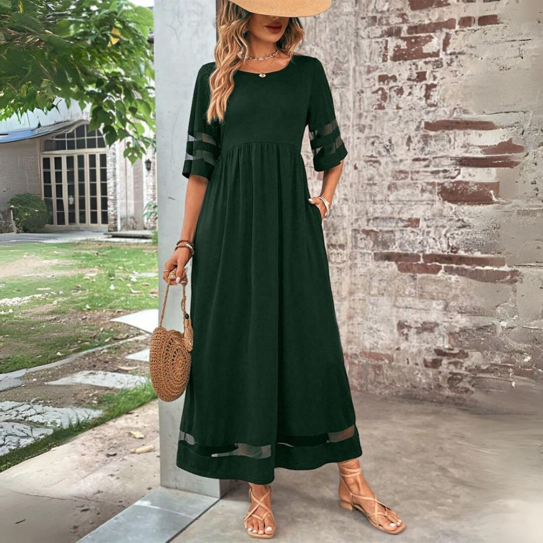 Nina | Flatterende Midi Jurk