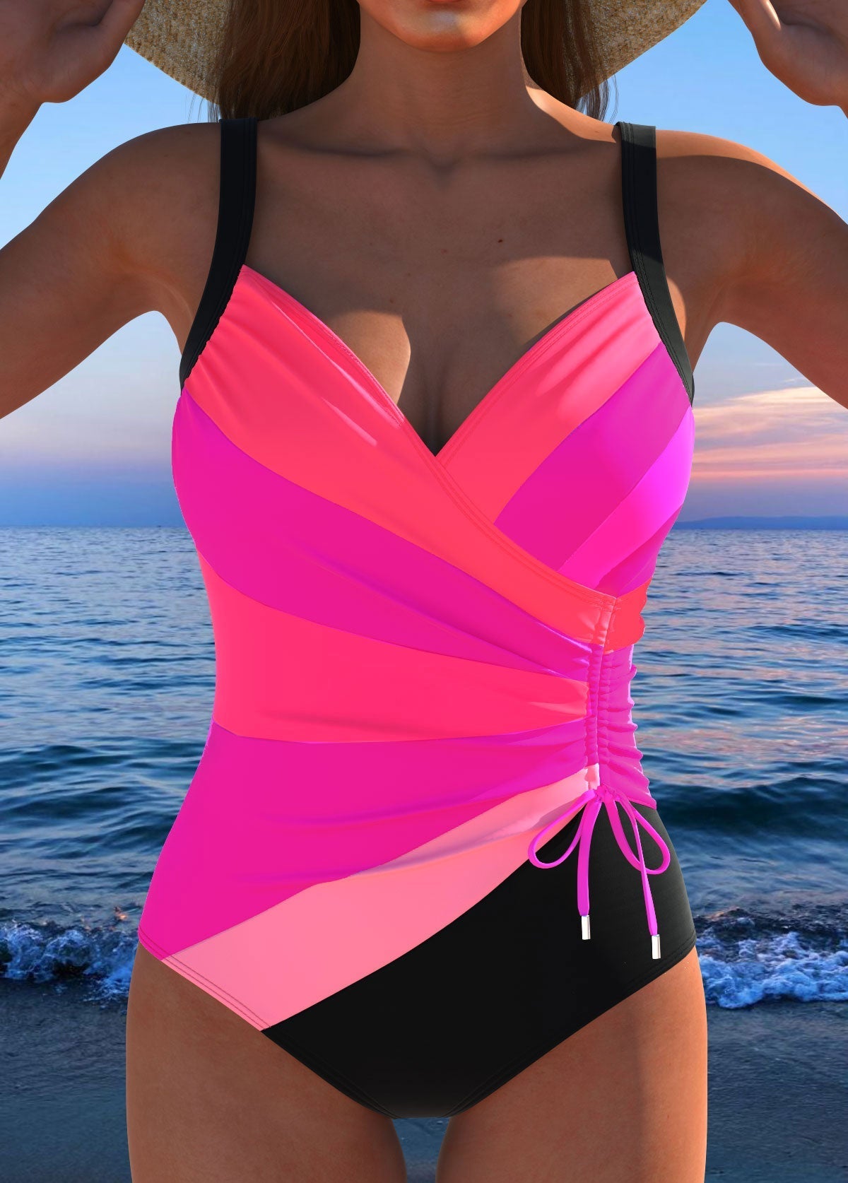 Laluna® | Luxe Badpak met Kleurrijke Print