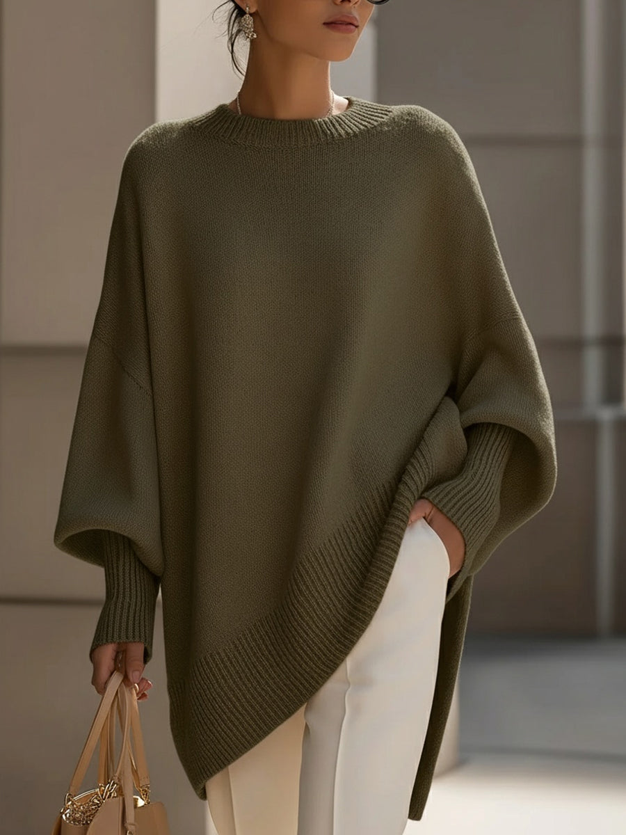 Laluna® | Oversized Lange Modieuze Trui