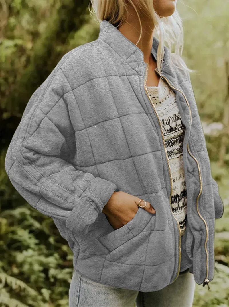 Laluna® | Gevoerd jasje met elegante oversized look