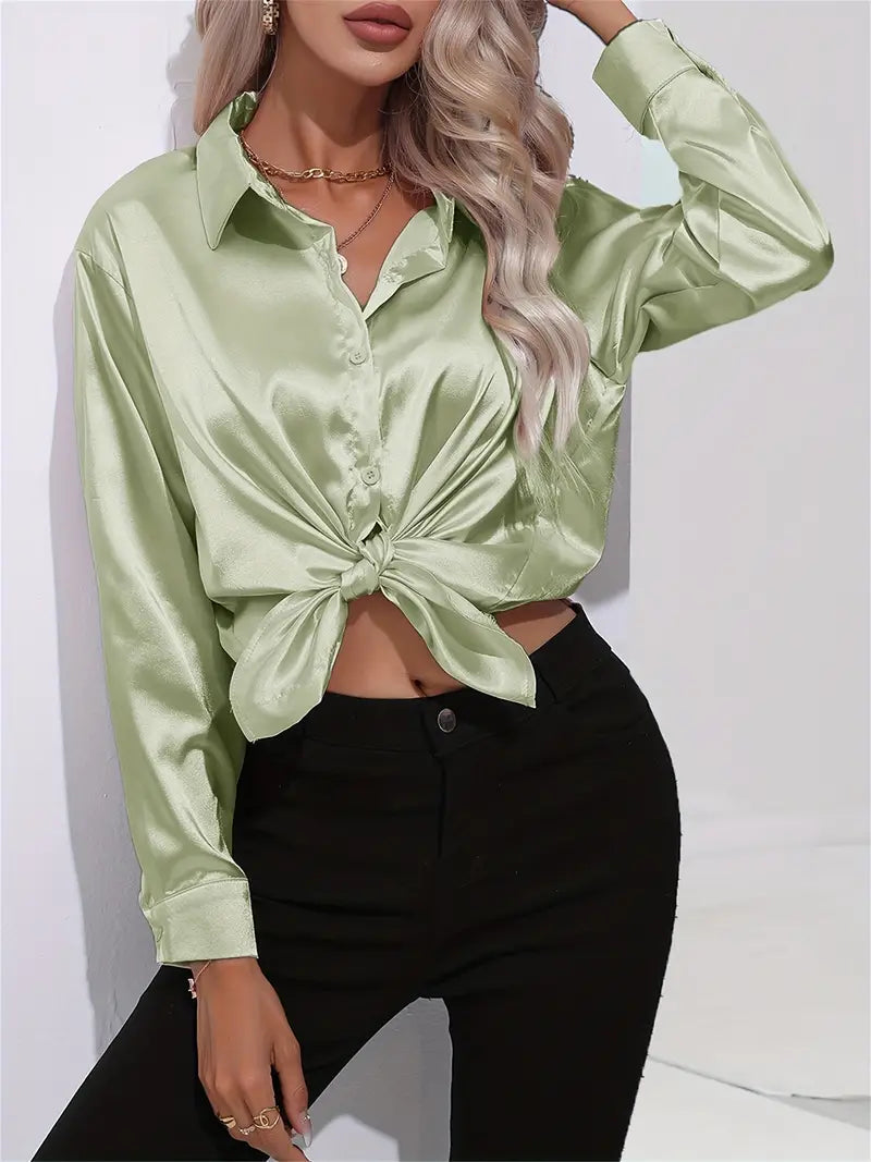 LALUNA® | SATIJNEN BLOUSE