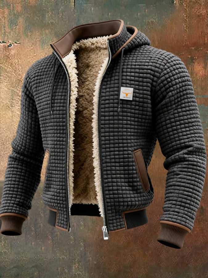 Gevoerde Fleece Jas voor Mannen