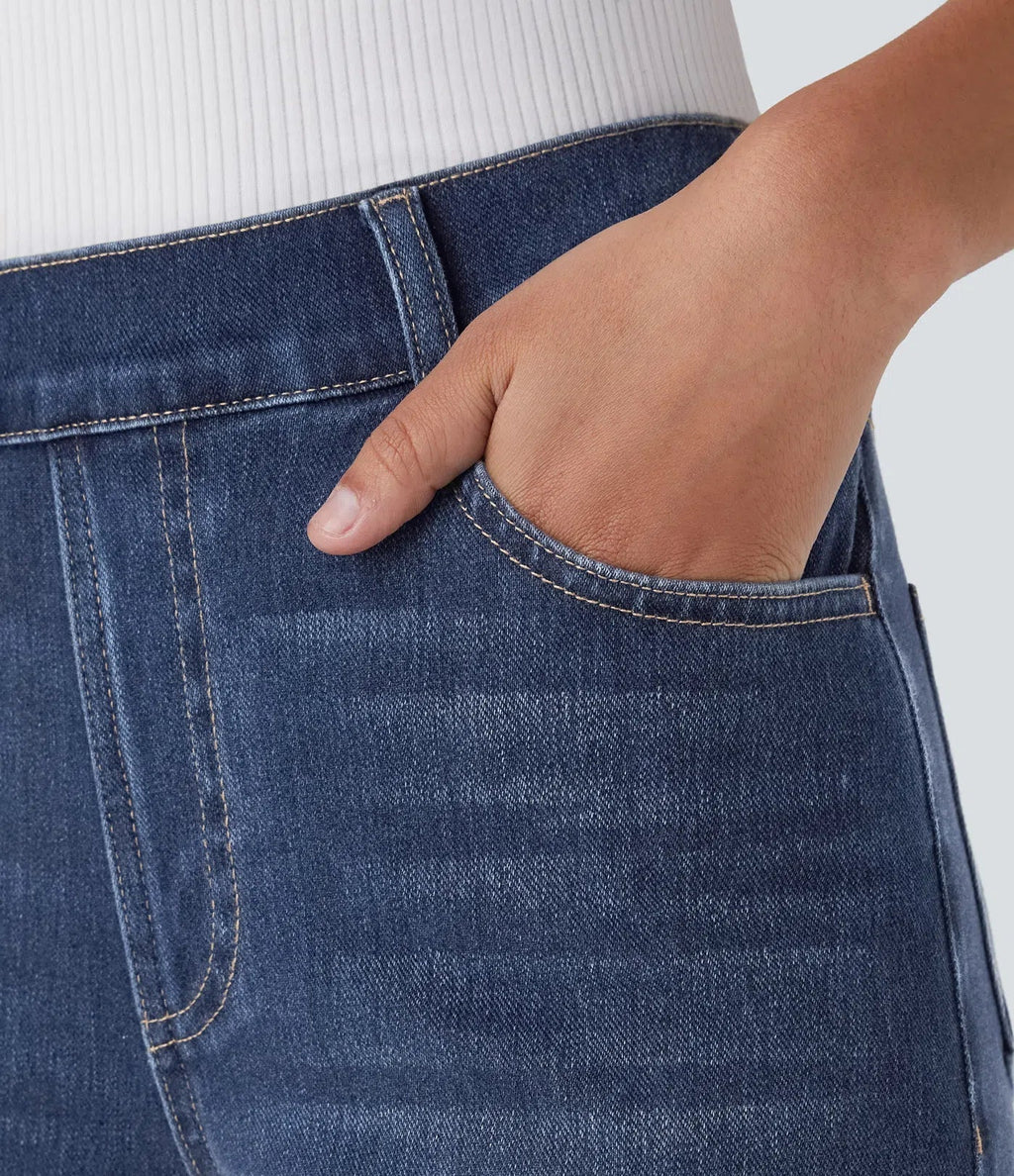 Lotte | Elastische en comfortabele broek met hoge taille