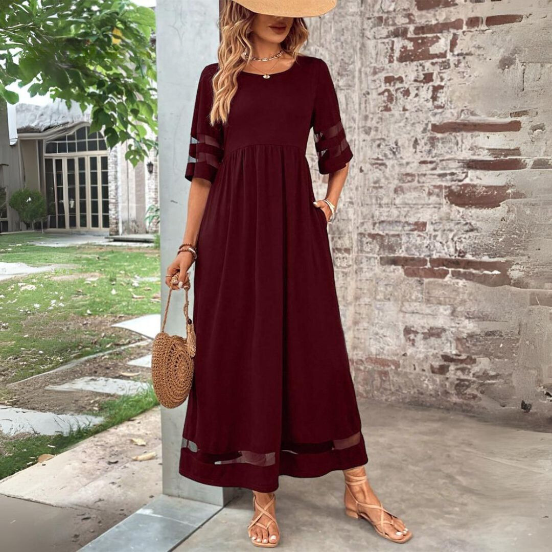 Nina | Flatterende Midi Jurk