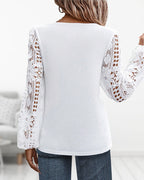 Laluna® | Casual Blouse met Kant