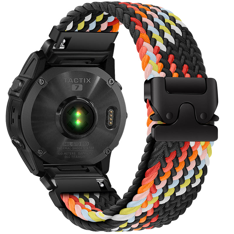 Parachute Buckle Nylon Band voor Garmin Fenix - 6X 6 Pro 8 7 7X 5 5X Plus