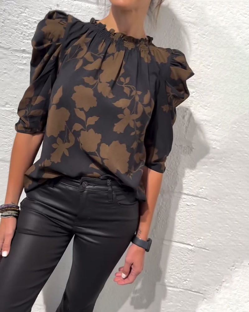 Laluna® | Blouse Pompmouw Ruche