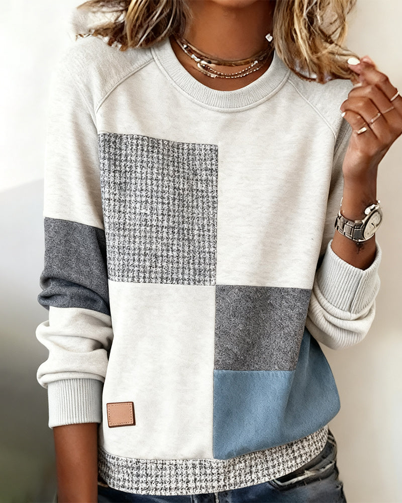 Laluna® | Casual Kleurblokken Trui