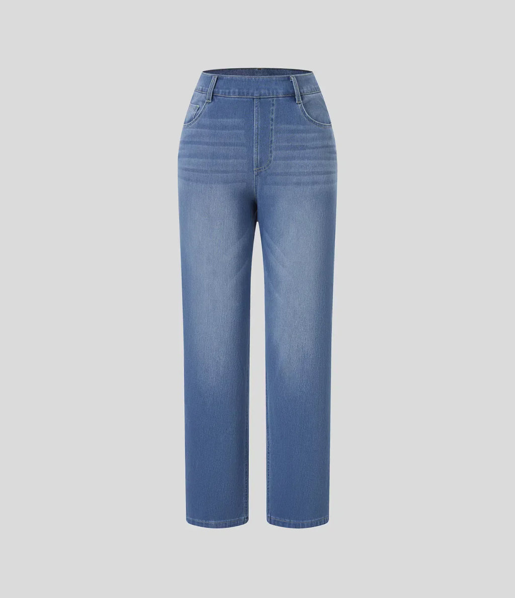 Lotte | Elastische en comfortabele broek met hoge taille