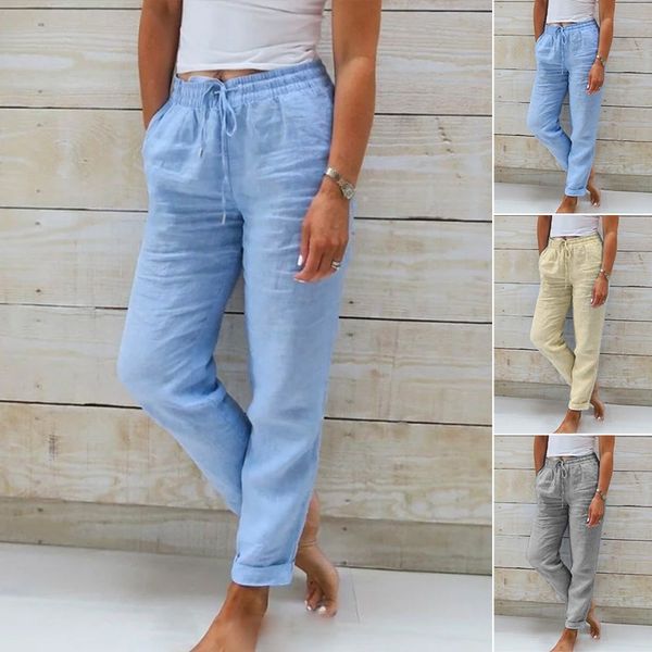 Laluna® | Casual Katoenen Linnen Broek