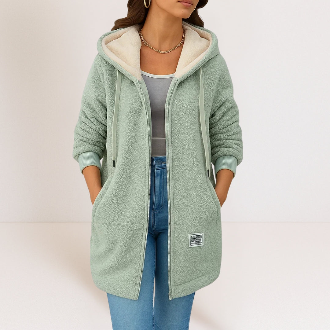 Esther | Fleecejack met capuchon