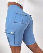 Laluna® | High-waisted shorts met zakken 2+1 Gratis