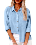 Laluna® | Blouse met lange mouwen