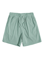 Korte Mouwen Corduroy Overhemd & Shorts