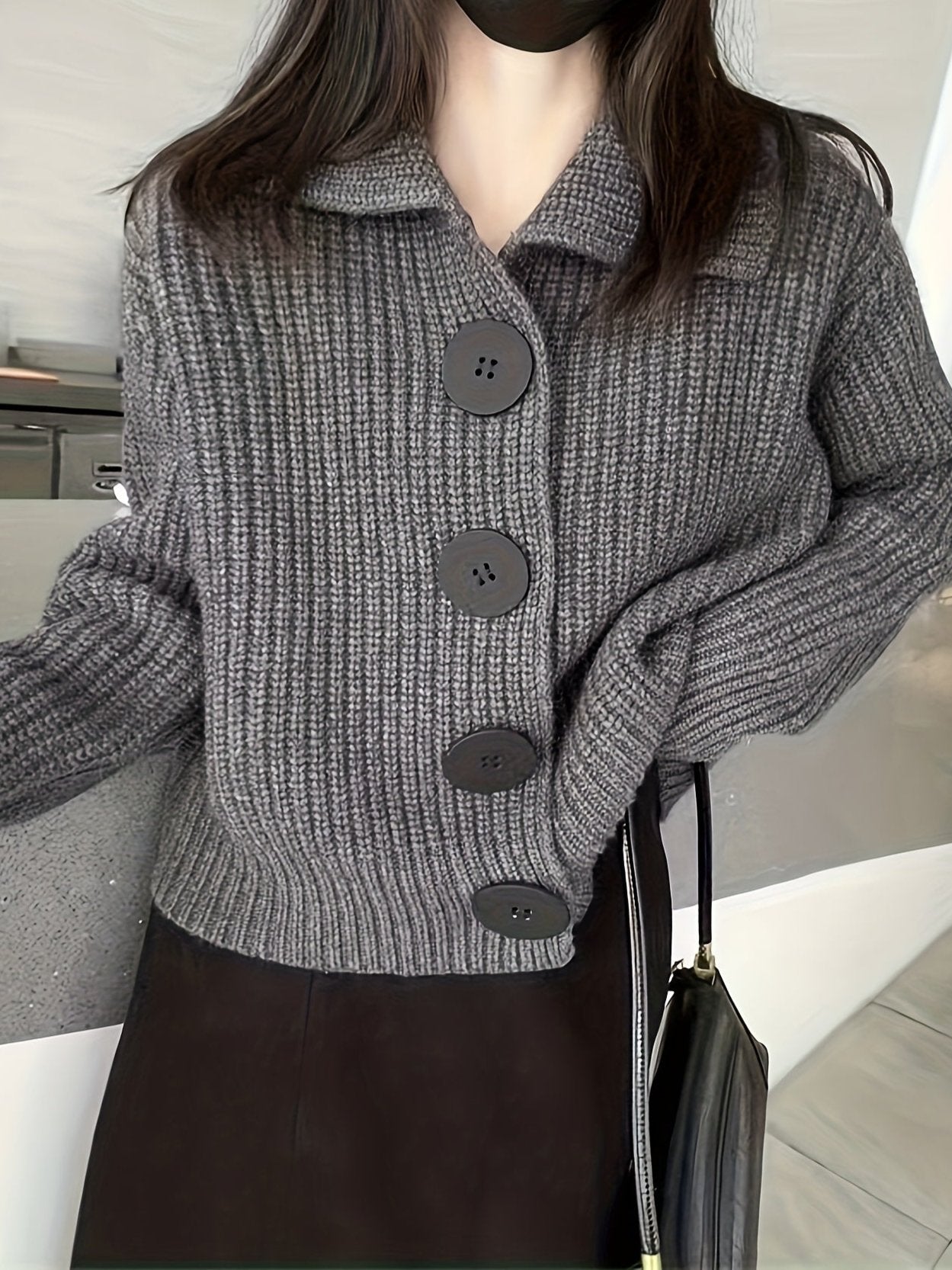 Laluna® | Modieuze Gebreide Cardigan