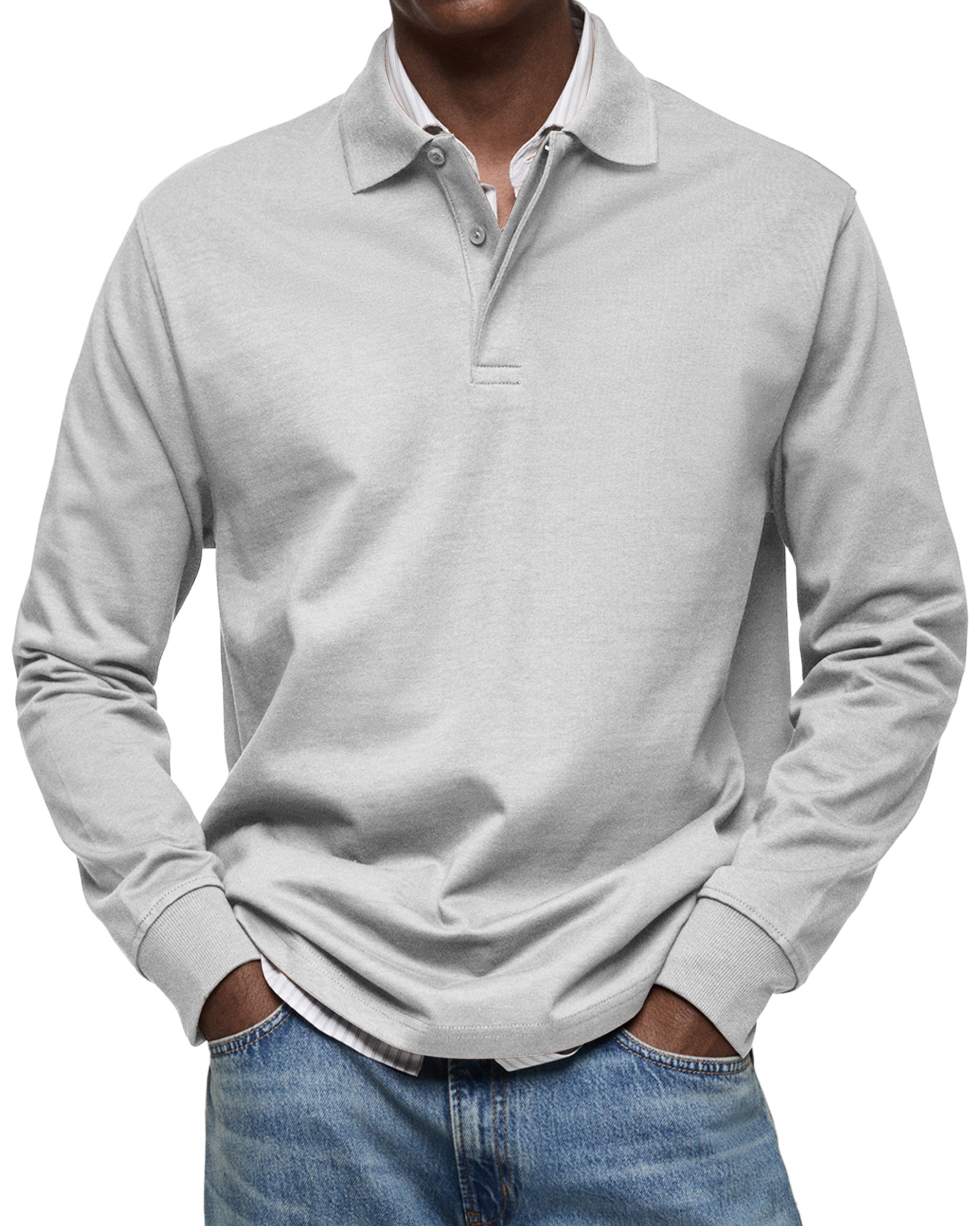 Laluna® | Luxe Polo met Lange Mouwen