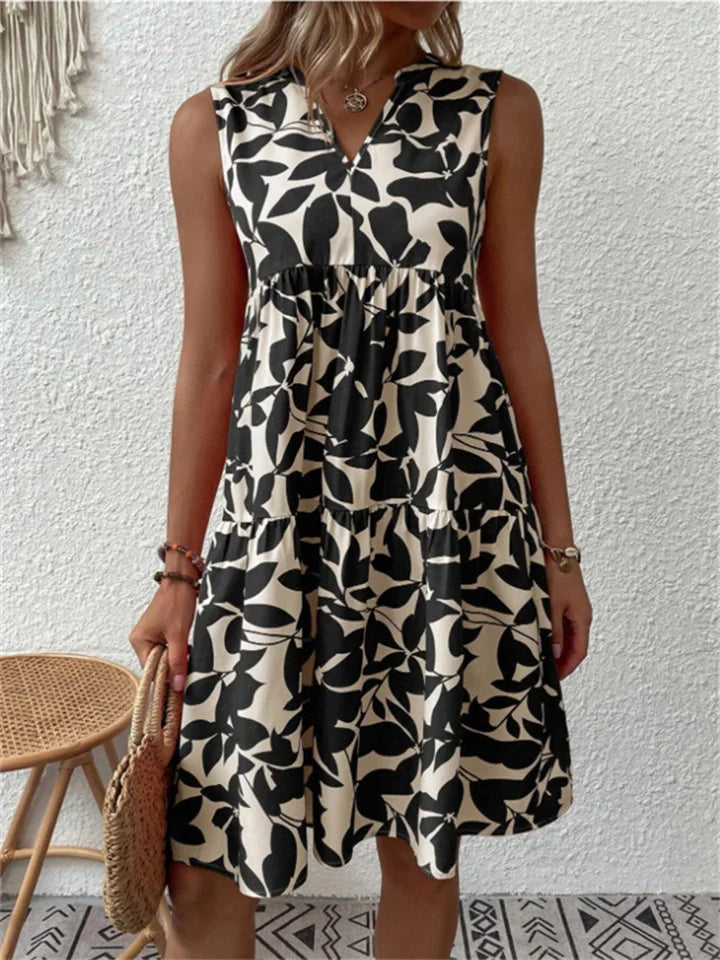 Laluna® | Elegante Bloemen Jurk