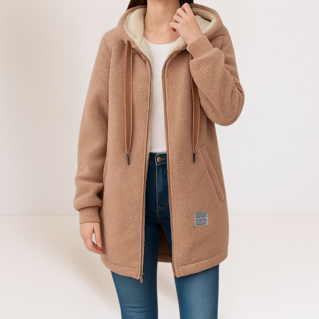 Esther | Fleecejack met capuchon