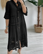Laluna® | Comfortabele Kanten jurk