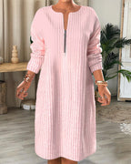 Laluna® | Casual Jurk met Ritssluiting