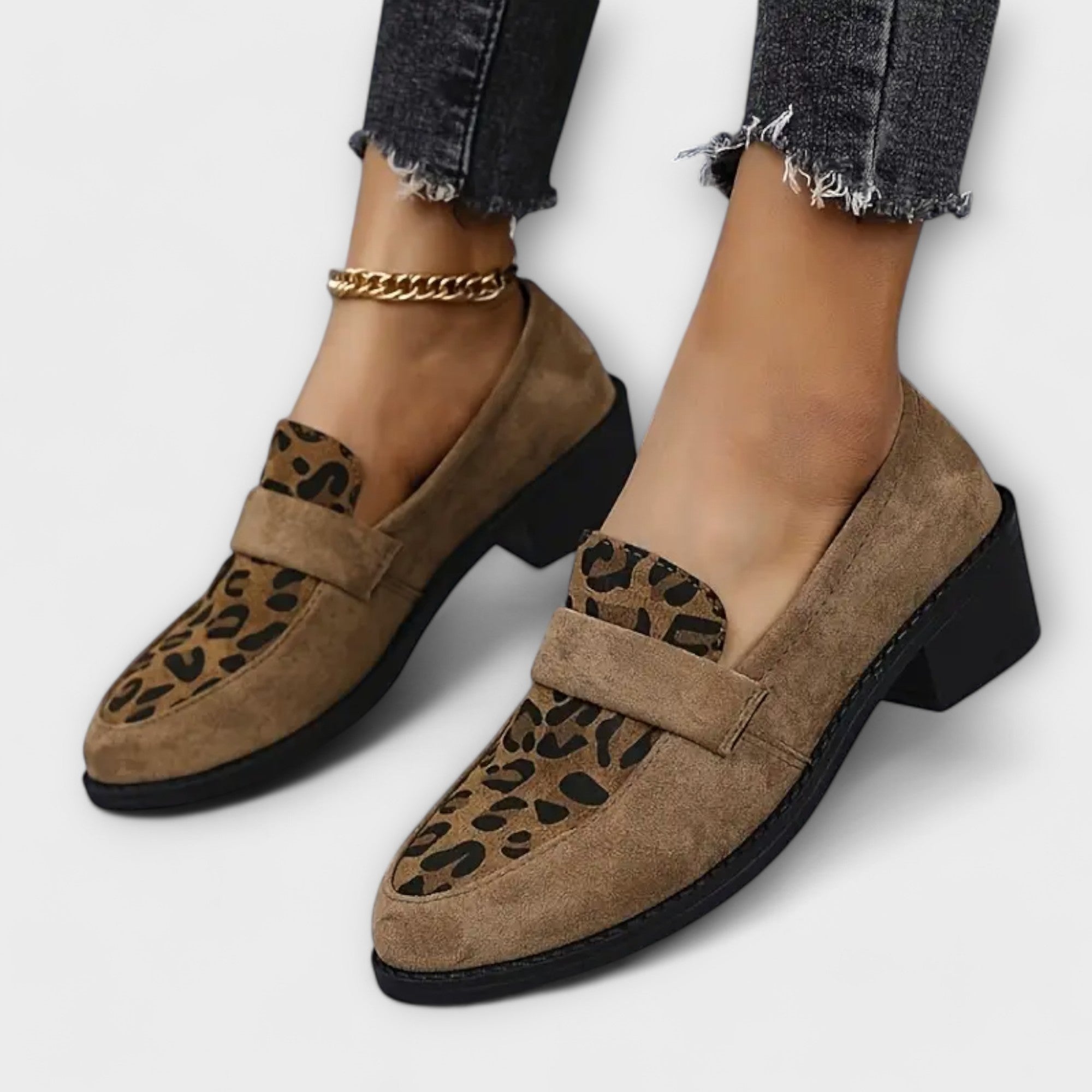 Karla - Elegante Dameschoenen met Luipaardprint