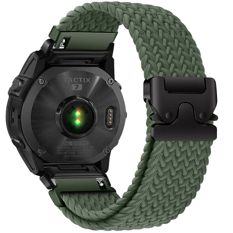 Parachute Buckle Nylon Band voor Garmin Fenix - 6X 6 Pro 8 7 7X 5 5X Plus