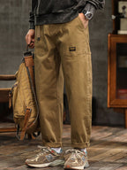 Heren Vintage-Inspiratie Casual Broek