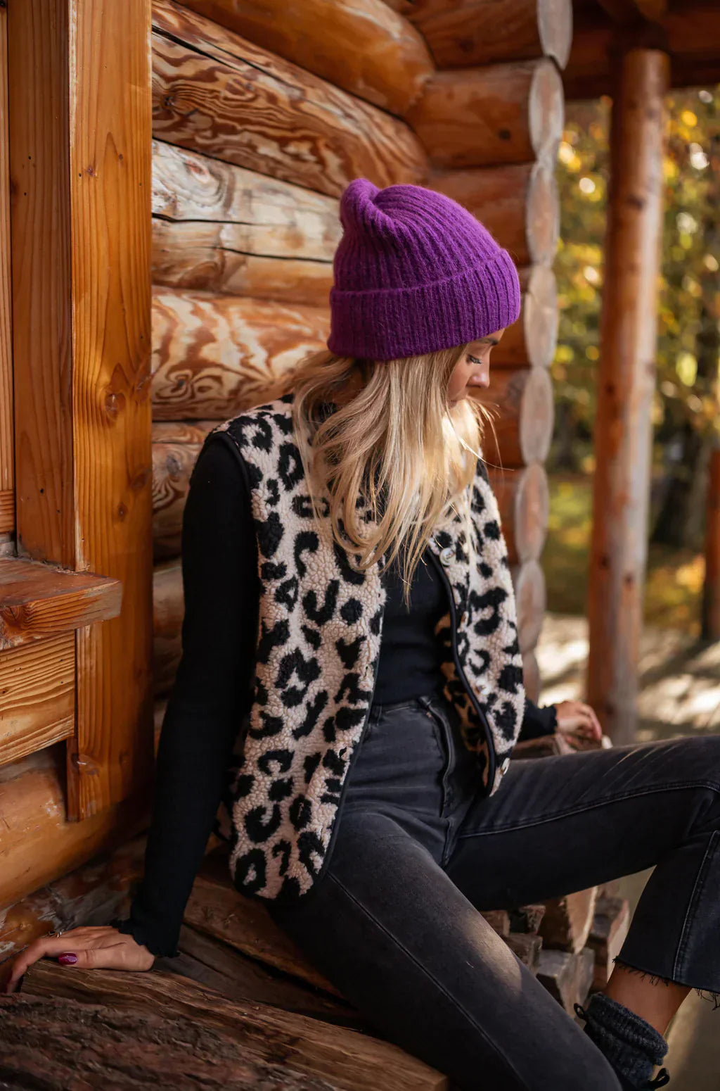 Laluna®  | Luipaard Bodywarmer