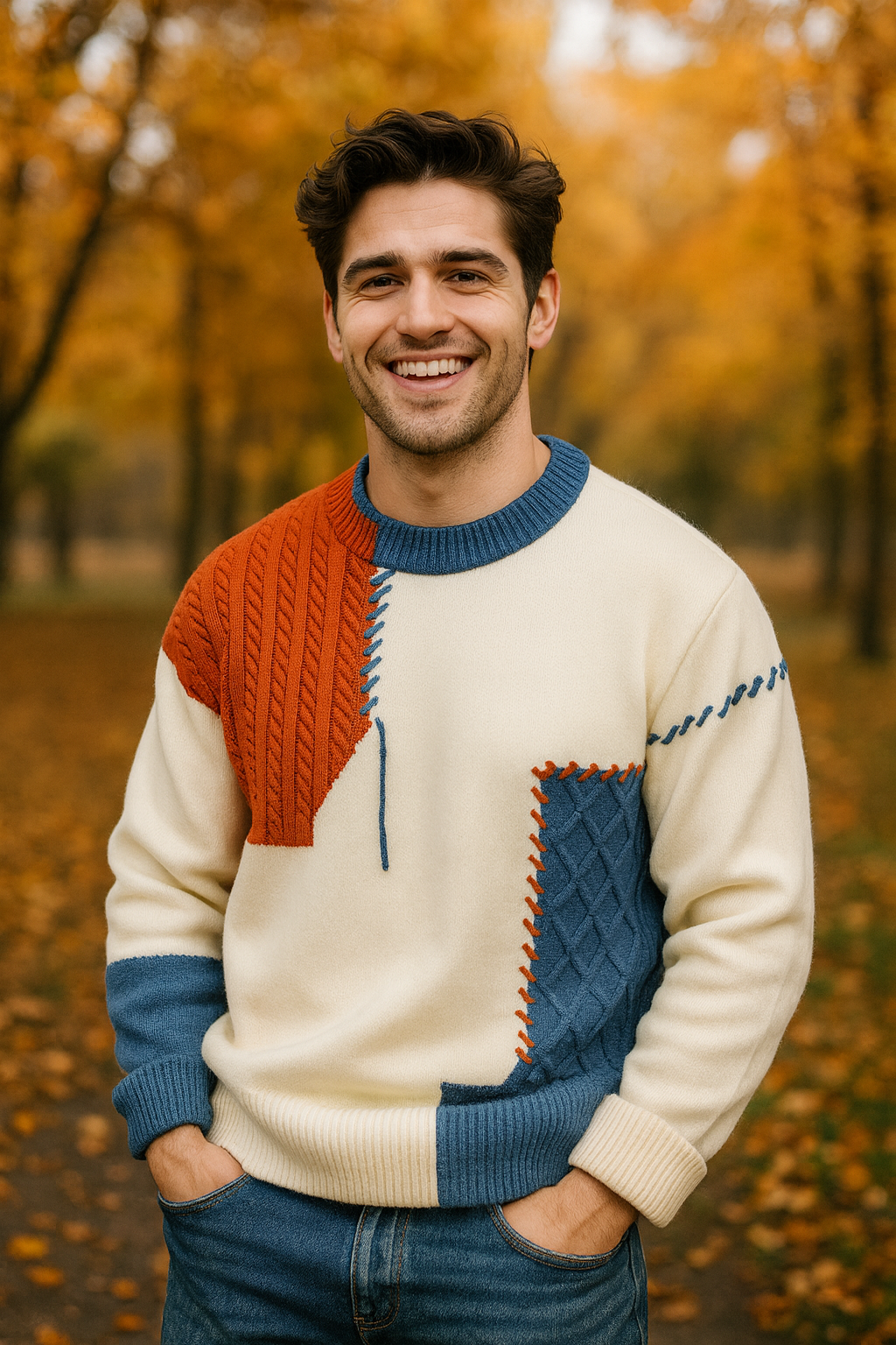 Laluna® | Arty Patch Sweater