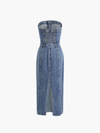 Laluna® | Midi Jean Dress