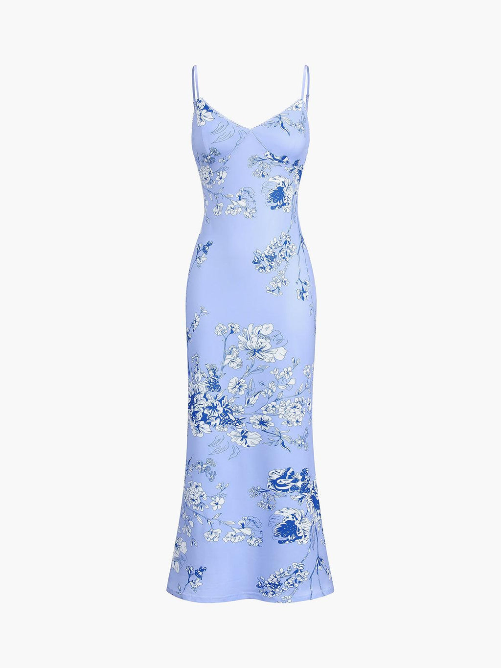 LALUNA® | LANGE JURK MET BLOEMENPRINT
