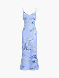 LALUNA® | LANGE JURK MET BLOEMENPRINT