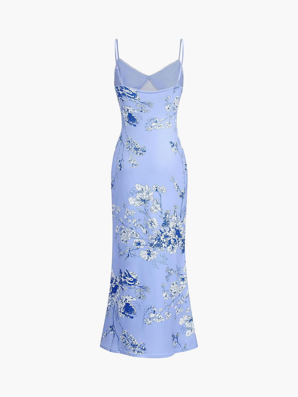 LALUNA® | LANGE JURK MET BLOEMENPRINT